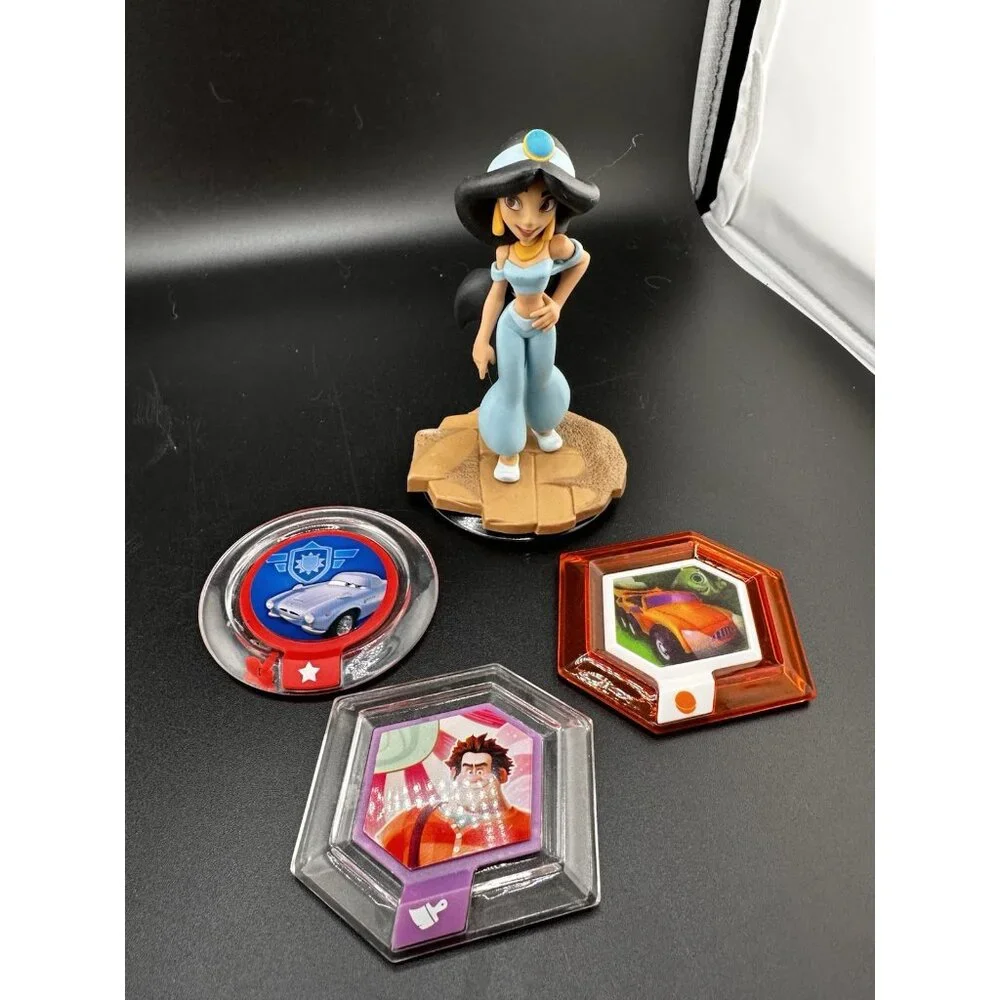 Disney Infinity Power‎ Disc Lot Cars Mike Car Toys R Us Jasmine Wreck It Ralph